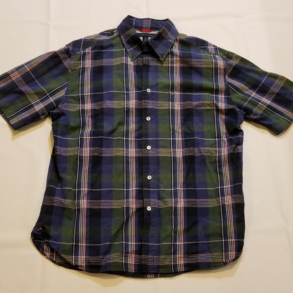 Tommy Hilfiger Mens Large Button Front Shirt